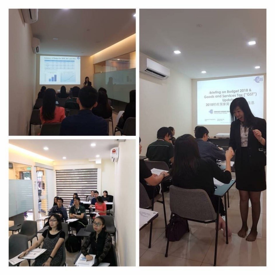 EBI's 2018 Budget & GST Training at EBI Training Centre